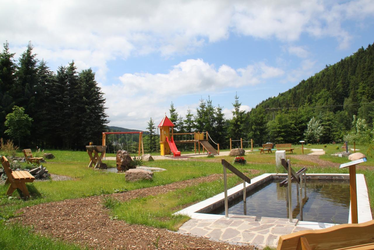 Naturhotel Lindenhof Rechenberg-Bienenmühle Buitenkant foto